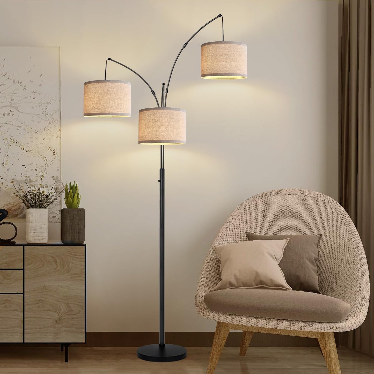 Arc Lamp 3 Lights - Alfanite Store